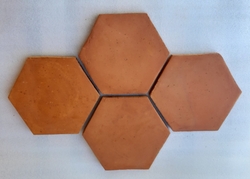 Ruční cihlová dlažba CD130HEX (2. jakostní třída)