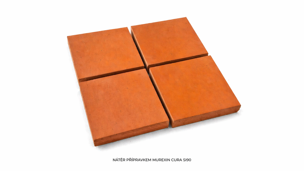 Ruční cihelná dlažba CD 150 15x15x3 cm (I. jakostní třída)